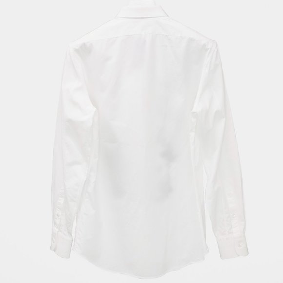 Alexander McQueen Mens Floral Embroidered White Button-Up - Picture 2 of 14
